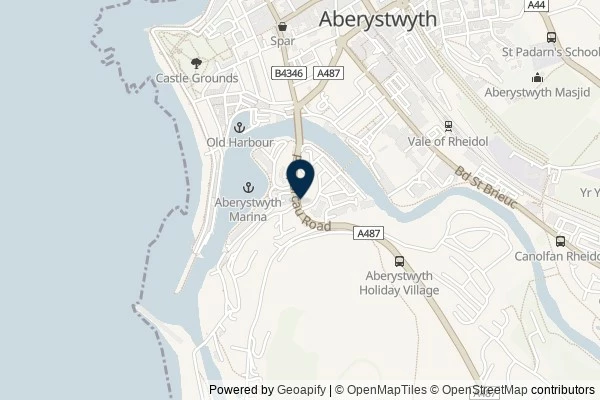 Map showing the area around: Review of Trefechan Shop