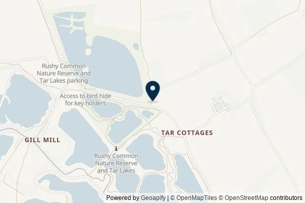 Map showing the area around: Dan Q found GC98MZC Tar Lakes/South Leigh Loop #2 Four Weddings