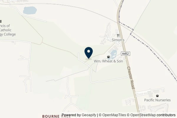 Map showing the area around: Dan Q found GC97WN0 4 BH