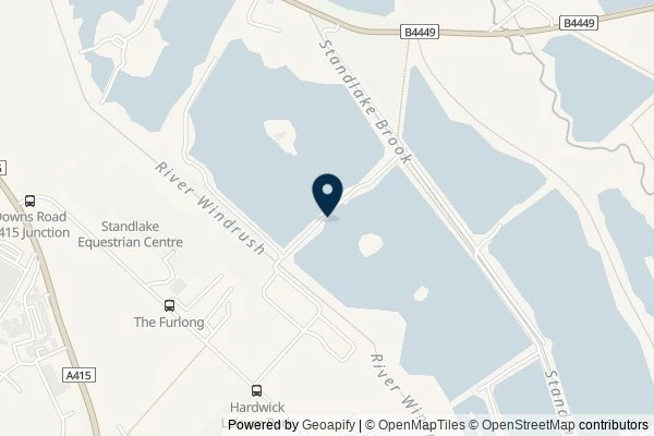 Map showing the area around: Dan Q found GCAQJN1 Hardwick park 1