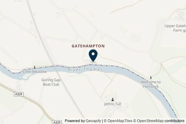 Map showing the area around: Dan Q found GLW5EFV2 Thames Path – Gatehampton Trail 3