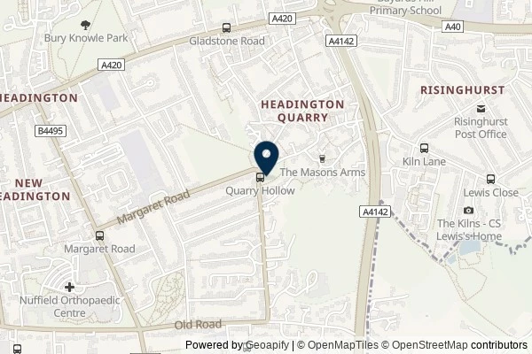 Map showing the area around: Dan Q couldn’t find GC1J956 Sliding in the quarry