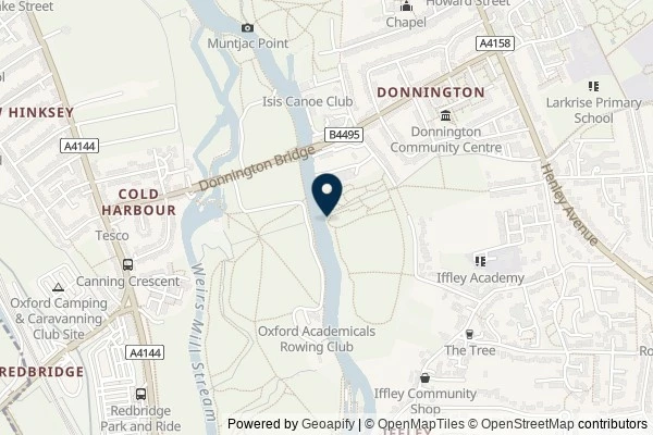 Map showing the area around: Dan Q posted a note for GC5H8YX Boundary Brook: The Mouth of the Brook