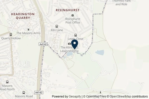 Map showing the area around: Dan Q posted a note for GC6NWBN Pansy’s Cache