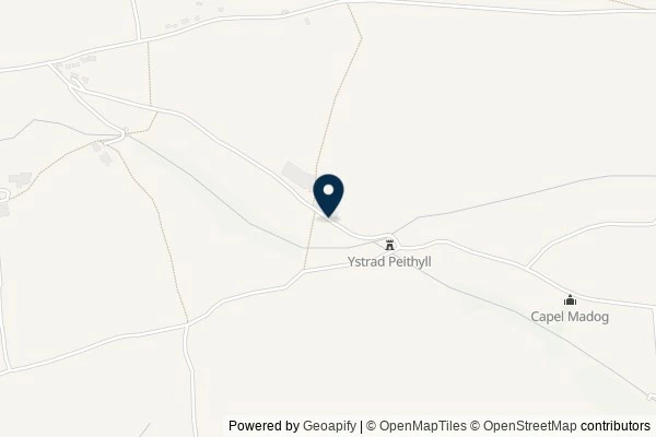 Map showing the area around: Dan Q archived GC23P6J Badge Cache Capel Madog