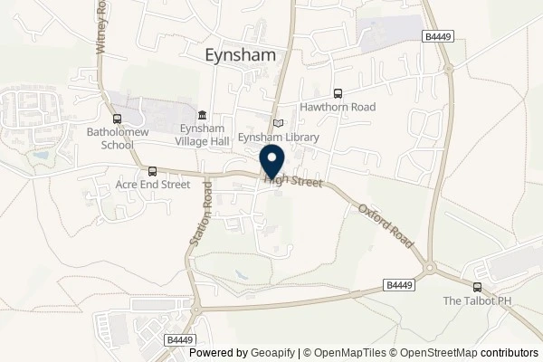 Map showing the area around: Dan Q couldn’t find GC6M48N A Fine Pair # 598 ~ Eynsham