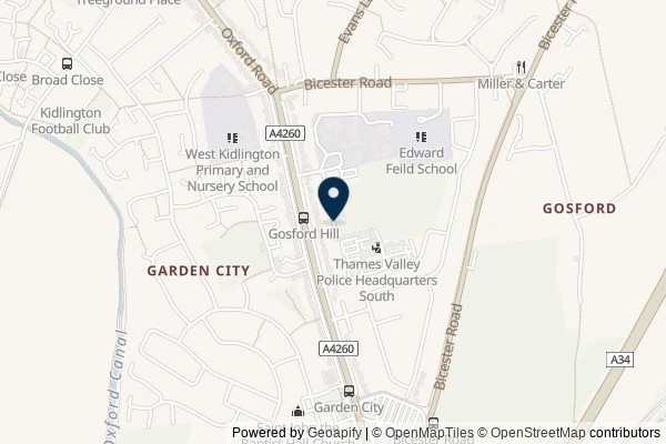 Map showing the area around: Dan Q performed maintenance for GC7Q96B Oxford’s Long-Lost Zoo