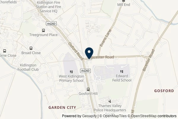 Map showing the area around: Dan Q archived GC7Q9E6 Oxford’s Wild Wolf One