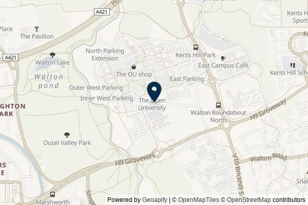 Map showing the area around: Dan Q found GC674FF 5L7 ICT 1 Charlie’s 5th Loop