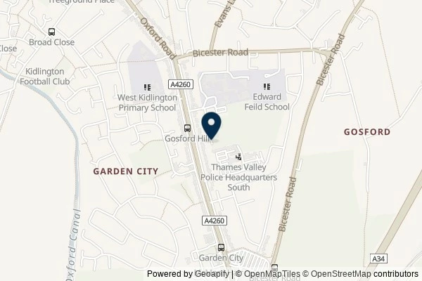 Map showing the area around: Dan Q posted a note for GC7Q96B Oxford’s Long-Lost Zoo