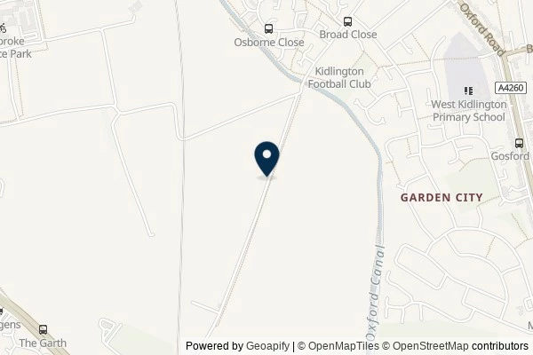 Map showing the area around: Dan Q posted a note for GC86MTH Yarnton Lane