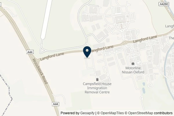 Map showing the area around: Review of Cygnet Nursery Kidlington Ltd
