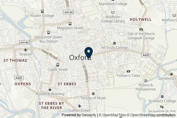 Map showing the area around: Review of The Chequers