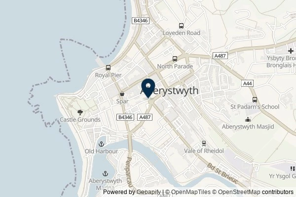 Map showing the area around: Review of Central Fish Restaurant