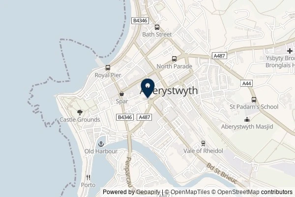 Map showing the area around: Review of Central Fish Restaurant