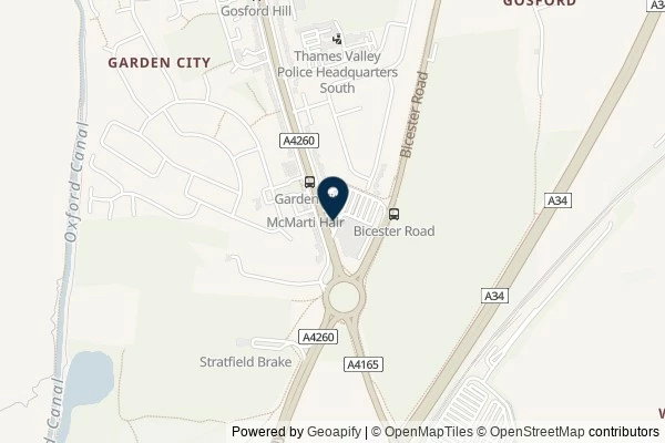 Map showing the area around: Review of Argos Kidlington inside Sainsburys