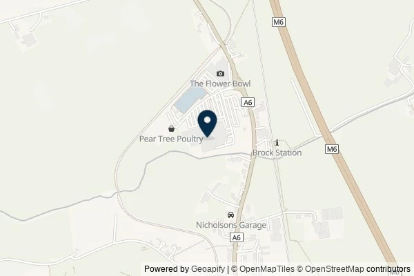 Map showing the area around: Review of Barton Grange Garden Centre