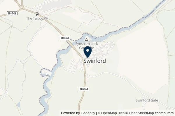 Map showing the area around: Review of Pest Solutions Oxfordshire