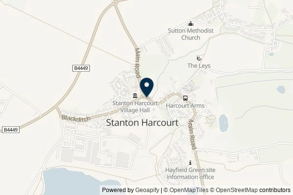 Map showing the area around: Dan Q found GC4XEPP School Run