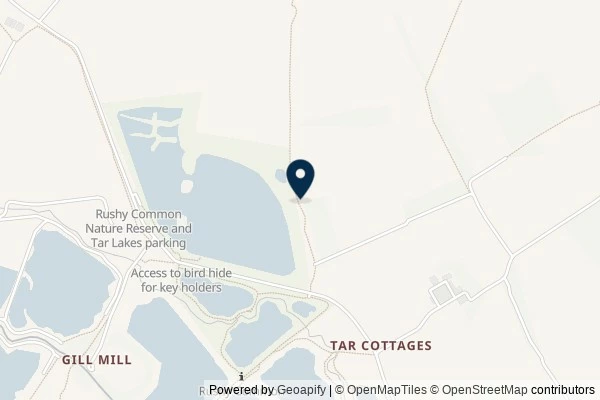 Map showing the area around: Dan Q found GC98N0D Tar Lakes/South Leigh Loop #3 Turbo