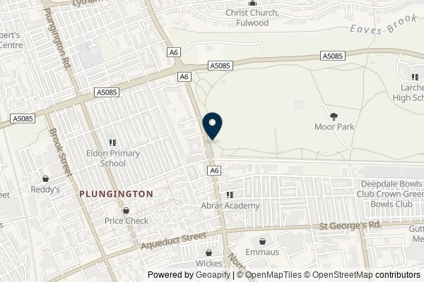Map showing the area around: Dan Q found GC7TY87 A walk in Moor Park