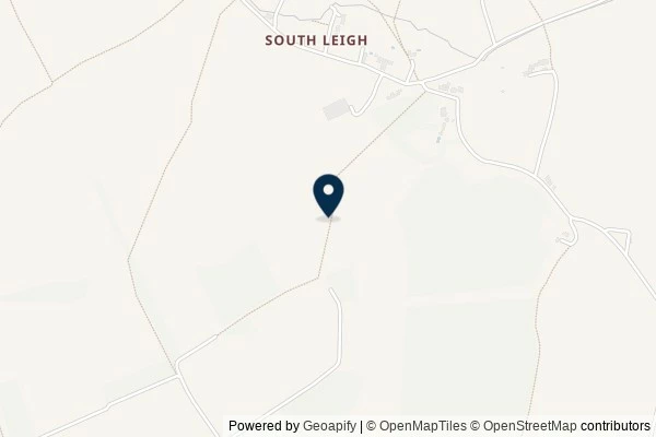 Map showing the area around: Dan Q found GC98N5E Tar Lakes/South Leigh Loop #11 One Tree Hill