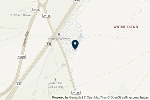 Map showing the area around: Dan Q found GC97N47 SideTracked – Oxford Parkway