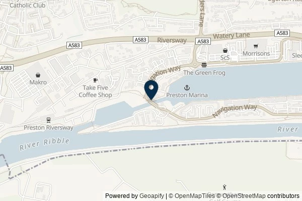 Map showing the area around: Dan Q found GC2Y9J9 Long John Silver