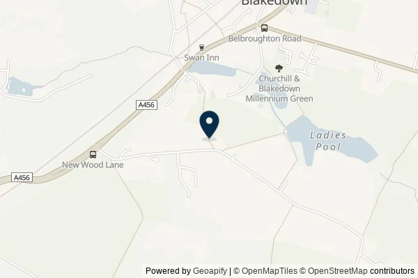 Map showing the area around: Dan Q found GC8R613 NANOBLITZ Sound FX