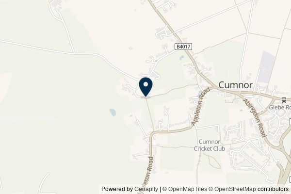 Map showing the area around: Dan Q couldn’t find GC6FD5Y Cumnor Minions – Bob