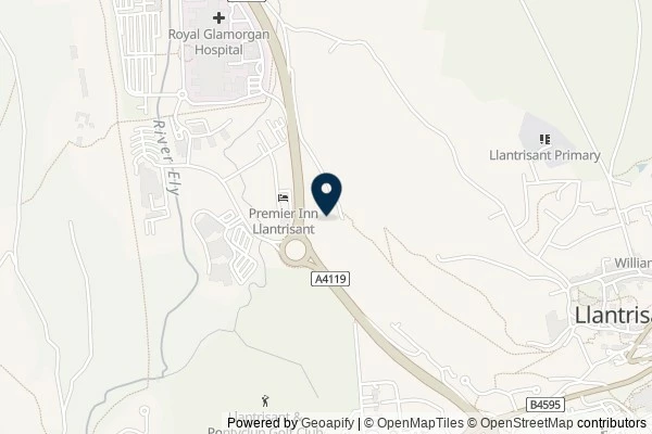 Map showing the area around: Dan Q found GC49EQA #2 Billy Wynt – Little Home