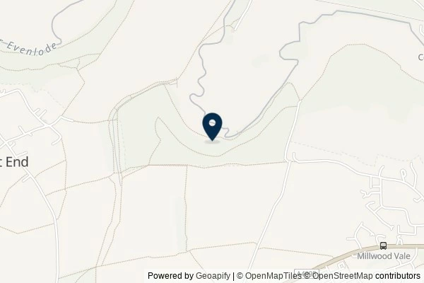 Map showing the area around: Dan Q found GC8V4TA Freeland to Hanborough 4