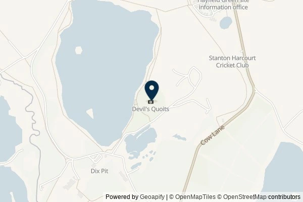 Map showing the area around: Dan Q performed maintenance for GC88ZY9 The Devil’s Quoits