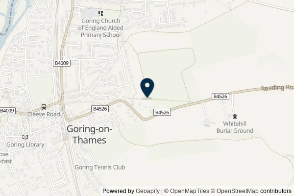 Map showing the area around: Dan Q found GC54DAM WAG 2 – Cow Hill