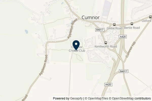 Map showing the area around: Dan Q found GC82XT0 Cumnor Minions – Dr Nefario