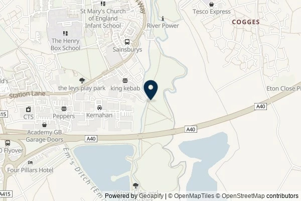 Map showing the area around: Dan Q found GC9XJDB WLMCP #2E Bridge The Gap