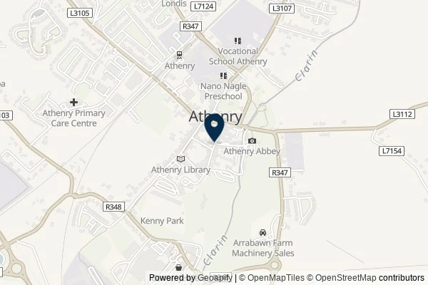 Map showing the area around: Dan Q did not find GC5EJVD Town Gossip