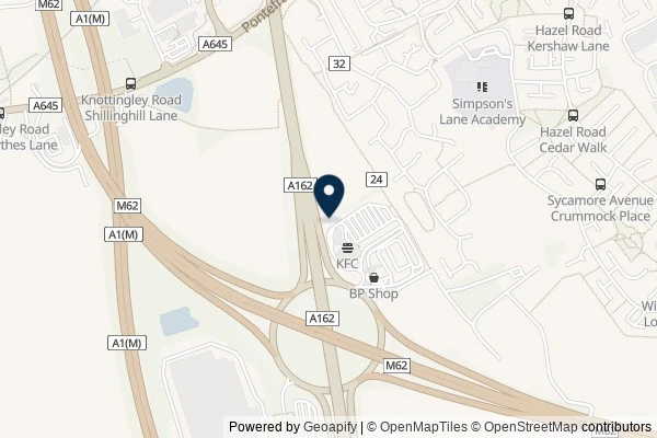 Map showing the area around: Dan Q did not find GC8KR7D Motorway Mayhem (another one)