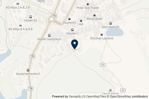 Map showing the area around: Dan Q found GC6TJ54 63# Levin kierros aka CITOn muistopurkki