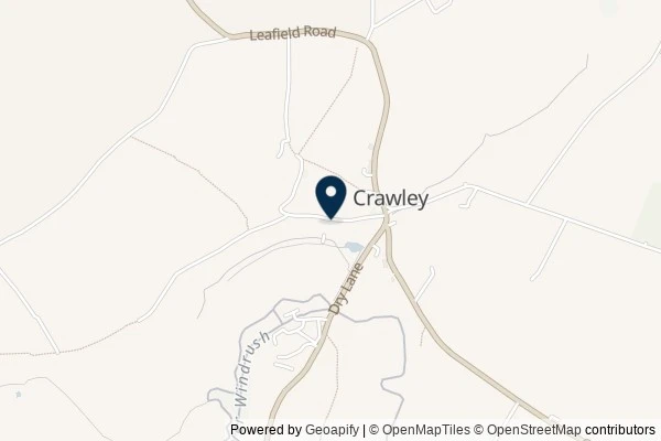 Map showing the area around: Dan Q found GC8X84J Crawley to Minster Loop – #1 Acrux