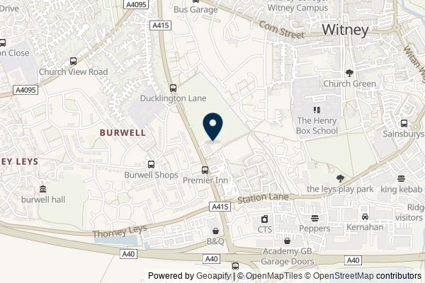 Map showing the area around: The calm after the storm