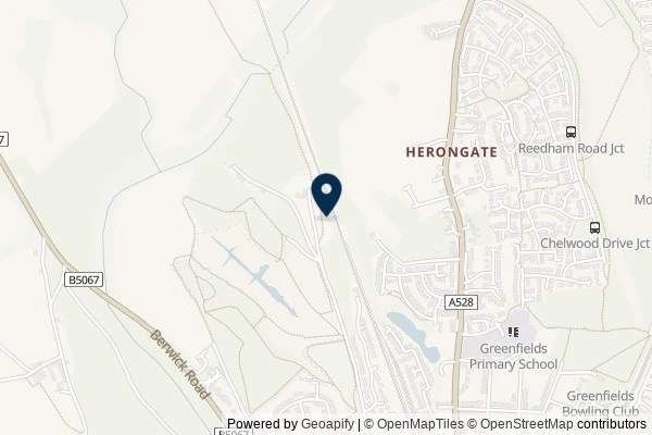 Map showing the area around: Dan Q found GCARTHZ Coton Grange
