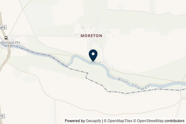 Map showing the area around: Dan Q found GCBMAH6 #11 Northmoor Loop