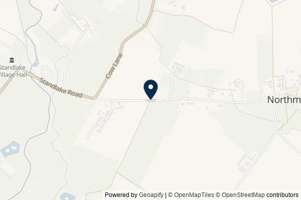 Map showing the area around: Dan Q found GCBMAM2 #19 Northmoor Loop