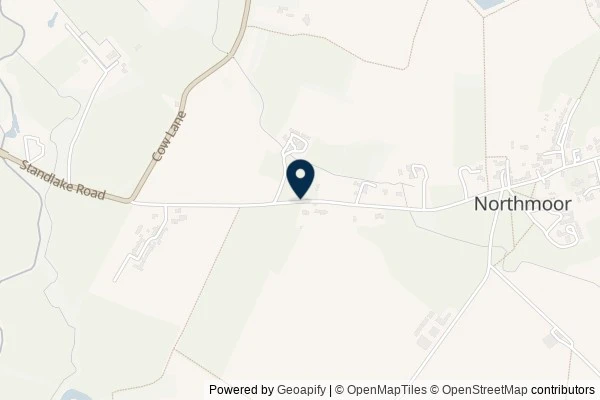 Map showing the area around: Dan Q found GCBMAM5 #20 Northmoor Loop