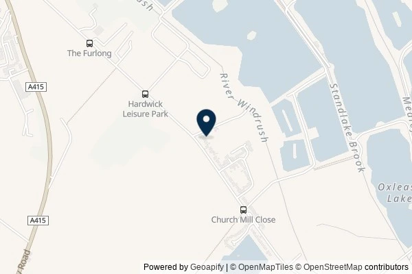 Map showing the area around: Sitting in the rain