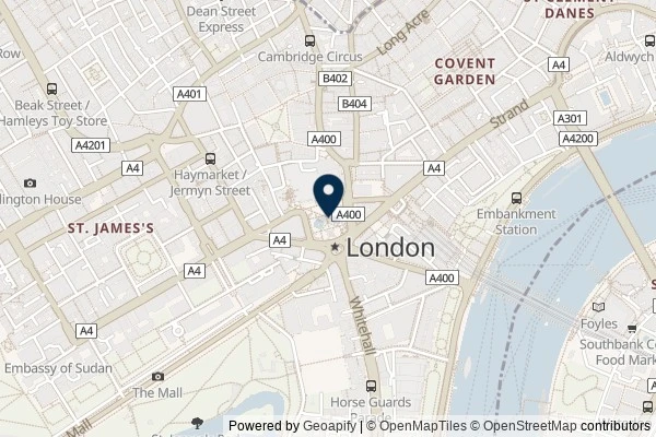 Map showing the area around: Note #29501