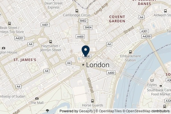 Map showing the area around: Theatreland Double Takes