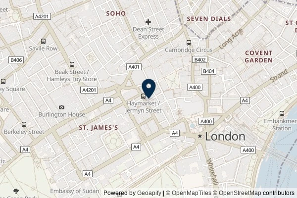 Map showing the area around: Bus LAN
