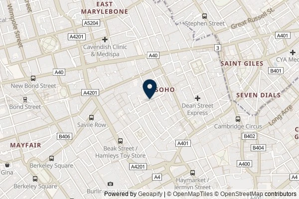 Map showing the area around: Dan Q found GC5E4E Catastrophe, Calamity, Cataclysm Part 4